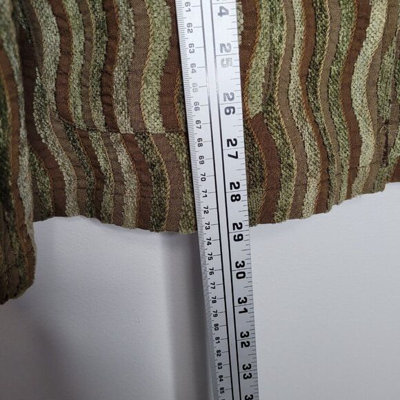 Parsley & Sage green brown groovy quirky button front plus size jacket 3x - Picture 8 of 8